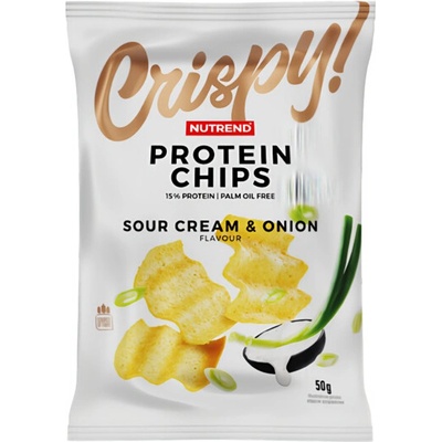 Nutrend PROTEIN CHIPS sour cream and onion 50 g