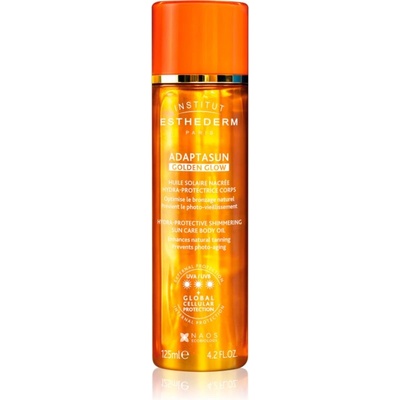 Institut Esthederm Adaptasun Golden Glow блестящо масло с висока UV защита 125ml
