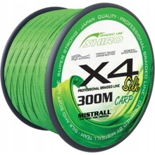 Mistrall Šňůra Shiro Carp X4Green 300m 0,21mm 21,2kg