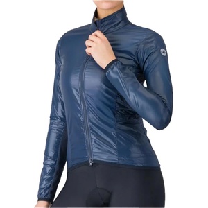 Castelli Дамска фланелка с къс ръкав за колоездене Castelli Women's Aria Shell 2 Jacket Cycling jersey - Belgian Blue (156-2741-0113)