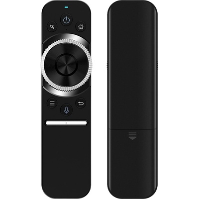 Универсално дистанционно No brand R1, Air mouse, USB 2.4GHz, Микрофон, IR програмируемо, Черен - 13044 (13044)