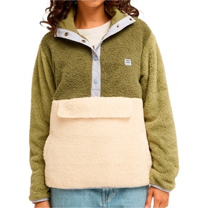 Billabong Дамски поларен пуловер Billabong Women's Switchback Pullover Fleece jumper - White Cap - размер XL (105-7569-0415)