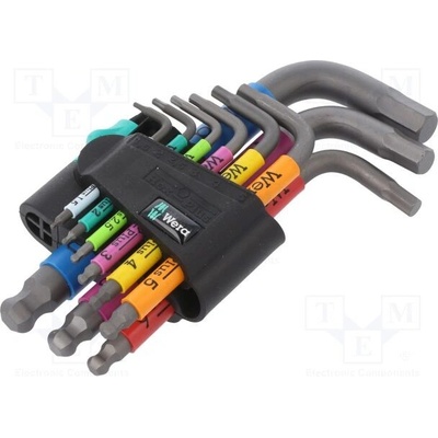 Wera klíč imbus Hex-Plus kulovitá 9ks 05133164001