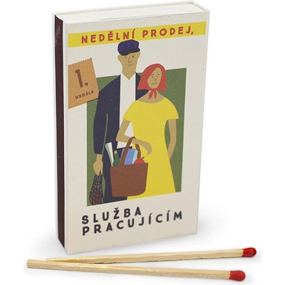 Nekupto Originální v retro stylu Nedělní prodej služba pracujícím 45 ks – Zbozi.Blesk.cz