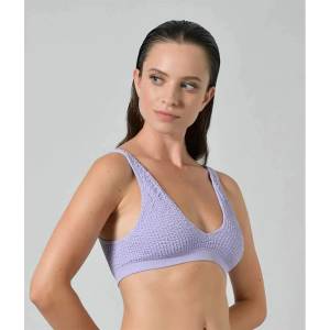BMYMOON Top Marea bikini top - Purple (Lilac)