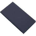 REALSYSTEM Джобен календар REALSYSTEM Standard, вертикален, бял, със сини страници, 2027 (5811-04)