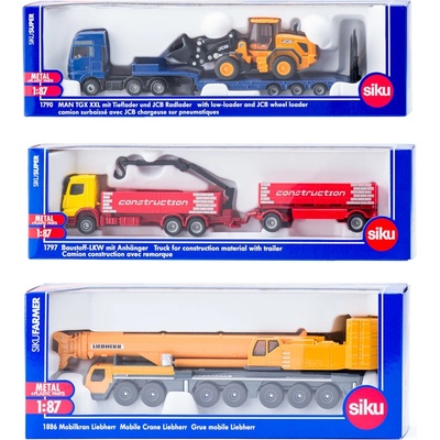 Siku Super Set 3 stavebních strojů B 1:87