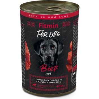 Dibaq Fitmin For Life Консервирано говеждо месо за кучета 400 g