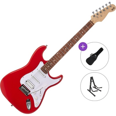 PSD Guitars STC-100-HSS Basic SET Red Електрическа китара