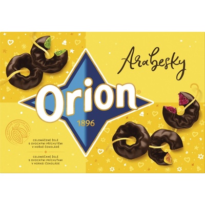 Orion Arabesky želé celomáčené v čokoládě 247 g – Zboží Dáma Orion Arabesky želé celomáčené v čokoládě 247 g – Zboží Dáma