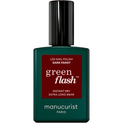 Manucurist Green Flash UV Gel lak DARK PANSY 15 ml