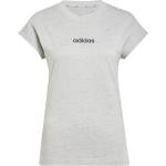 adidas Дамска тениска Adidas Essentials Linear Cotton T-Shirt Womens - Medium Grey Hth