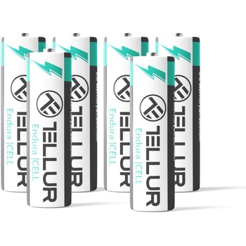Tellur Endura Cell батерии, цинково-въглеродни, AA R6, 1.5V, 6 бр. /компл