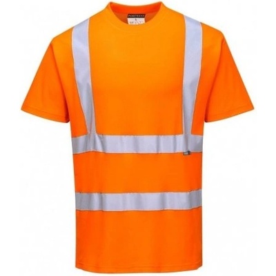 PORTWEST Tričko Hi Vis s reflexnými pruhmi S170 oranžové