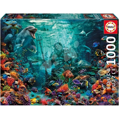 Educa Poseidon Coral Reef a Fix lepidlo 1000 dielov