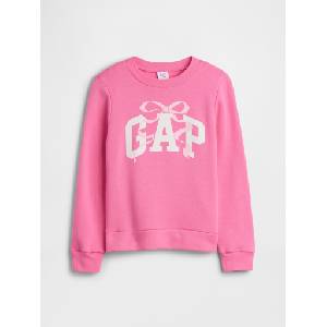 GAP Детски суитшърт с логото на GAP GAP | Rozov | Момичешки | L