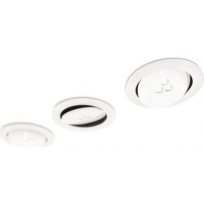 Philips 57963/31/16 set 3ks Bodové zápustné LED svítidlo, 3x7.5W, bílé