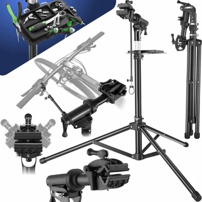Tectake 404920 montážní skládací a výškově nastavitelný do 50 kg – Zboží Dáma