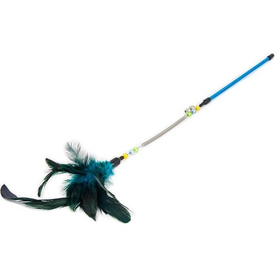 Akinu udice pro kočky s pírky 50cm