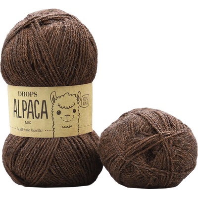 Drops Alpaca MIX 9043 kávová