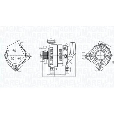 MAGNETI MARELLI Alternátor MAG 063377578010