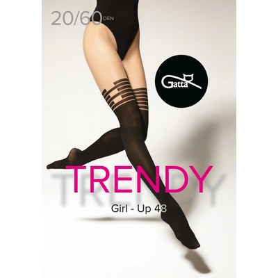 Gatta punčochové kalhoty GIRL-UP 48 20/60 DEN černá