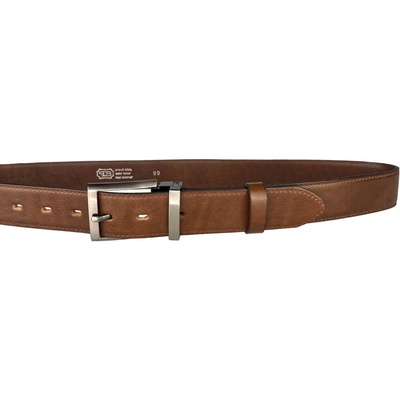 Penny Belts kožený opasek 35-020-1-48 hnědý