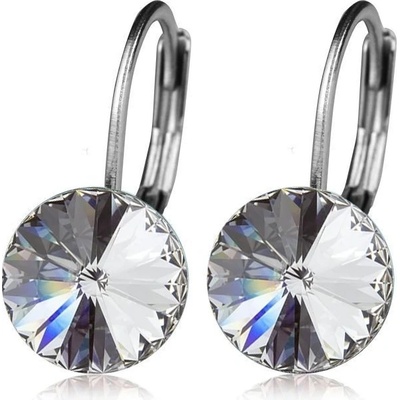 Nubis ocelové náušnice s krystaly Swarovski crystal NBS08-CR