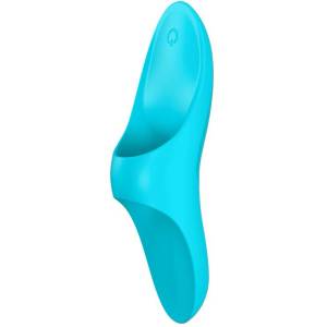 Satisfyer Teaser вибратор за пръсти светло син