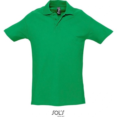Sol´s Collection polokošile Spring II krátký rukáv COT-25136252001 zelená kelly