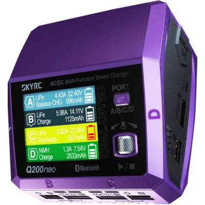 SkyRC Зарядно устройство SkyRC Q200neo 4-портово (SK-100197-01)