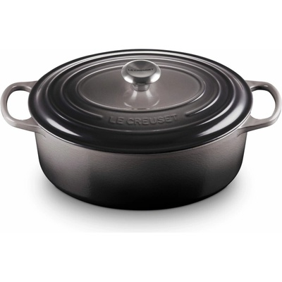 Le Creuset Kastról SIGNATURE 31 cm 6,3 l oválny FLINT liatina