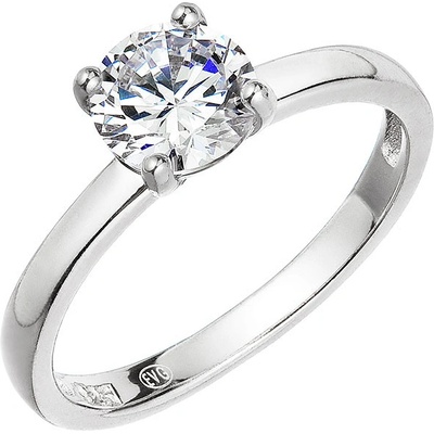 Pavona Stříbrný prsten se zirkonem bílý 15004.1
