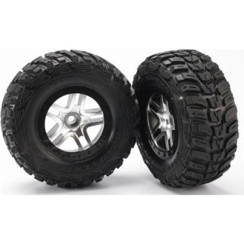 Traxxas колело 2.2/3.0", джанта SCT Split-Spoke сатенено-черна, гуми Kumho (2) (2WD предни)