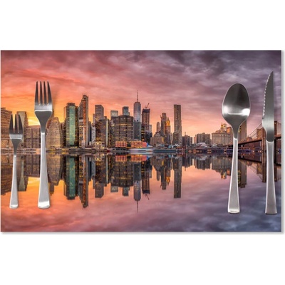 Sablio Prestieranie New York Západ slnka 40x30cm