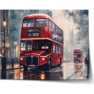 Sablio Plagát Londýn Double-decker 2 - 90x60 cm