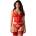 Obsessive Cupide Desir Corset & Thong Red S/M