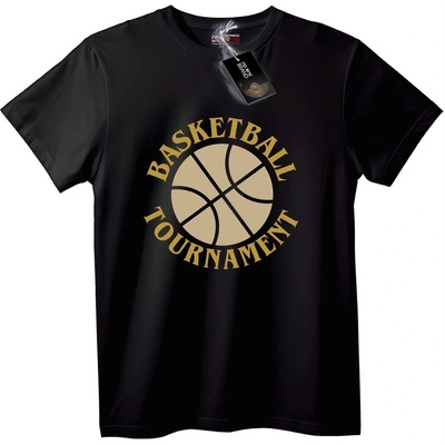 NOONEBRAND Тениска Черен Баскетболен Турнир - 3XL, Black