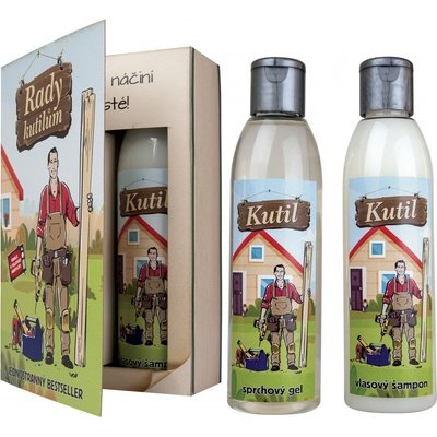 Bohemia Kniha Rady kutilom sprchový gél 200 ml + olejový kúpeľ 200 ml darčeková sada