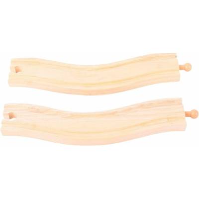 Bigjigs Rail Oblúkové koľaje 22 cm 2 ks poškodený obal