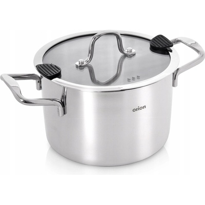 ORION Hrnec VENICE s poklicí, nerezová ocel 18 cm 2,3L PREMIUM