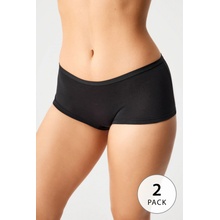 COTONELLA 2PACK Boxerky Pola černá