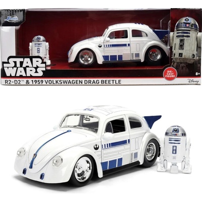 Jada Star Wars R2D2 1959 VW Drag Beetle 9336912314R00 1:24