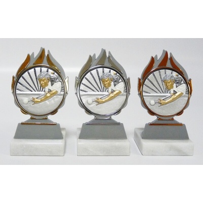 VIZINGR Kulečník plakety Q120-802-FG021 bronz