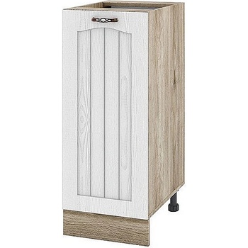 ИРИМ Долен кухненски шкаф Сити АРФ-Бяло фладер-04-90 ляв 35 см