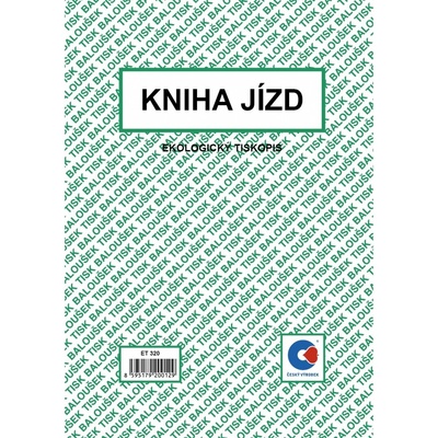 Baloušek Tisk ET320 Kniha jízd A5 - 52 stran – Zboží Živě