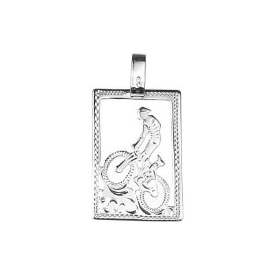 Infinitysilver Stříbrný přívěsek cyklista 441412
