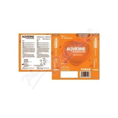 Aqvidine Povidone Iodine 9.5x9.5cm 25ks