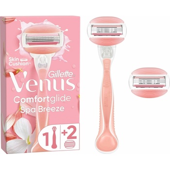 Gillette Venus ComfortGlide Spa Breeze + 2 ks hlavic
