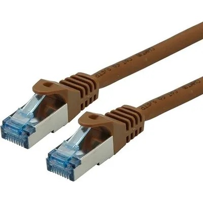 Roline Patch cable S/FTP Cat. 6a 5m, Brown (21.15.2885)